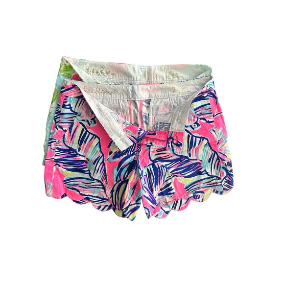 Lilly Pulitzer Bundle Shorts- The Scallop Size 2 - Picture 2 of 5